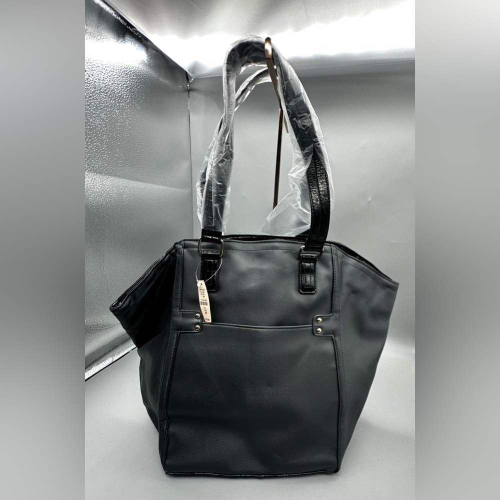 Victoria's Secret Vintage Black Nylon Tote Bag, Purse, Over Night Bag
